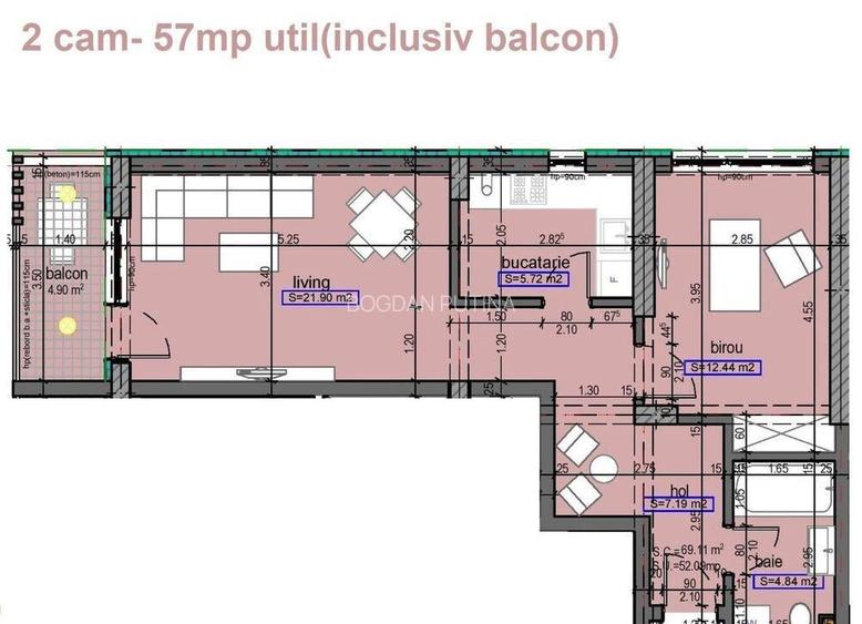Apartament 2 camere Tomis Nord Campus Apartament 2 camere Tomis Nord Campus