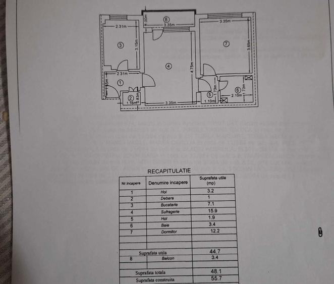 Apartament 2 camera zona gradina - 4