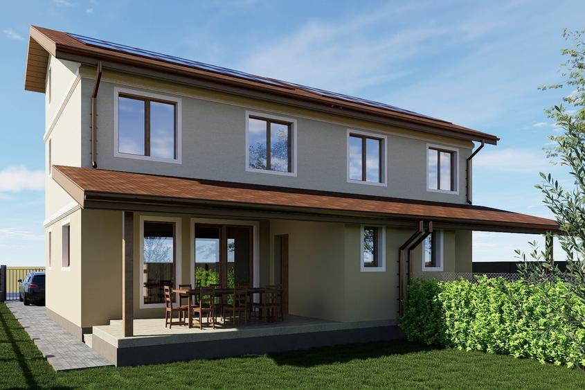 Duplex cu 5 camere cu Canalizare în Ghiroda