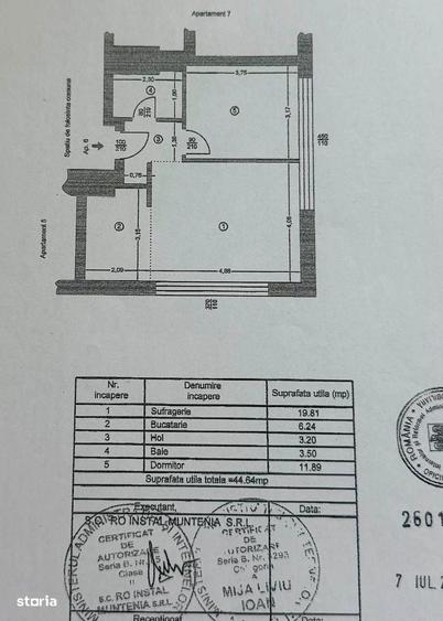 Apartament cu 2 camere în Titan
