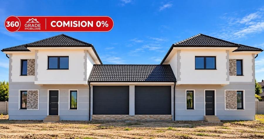 Duplex cu 4 camere cu Canalizare în Moșnița Nouă
