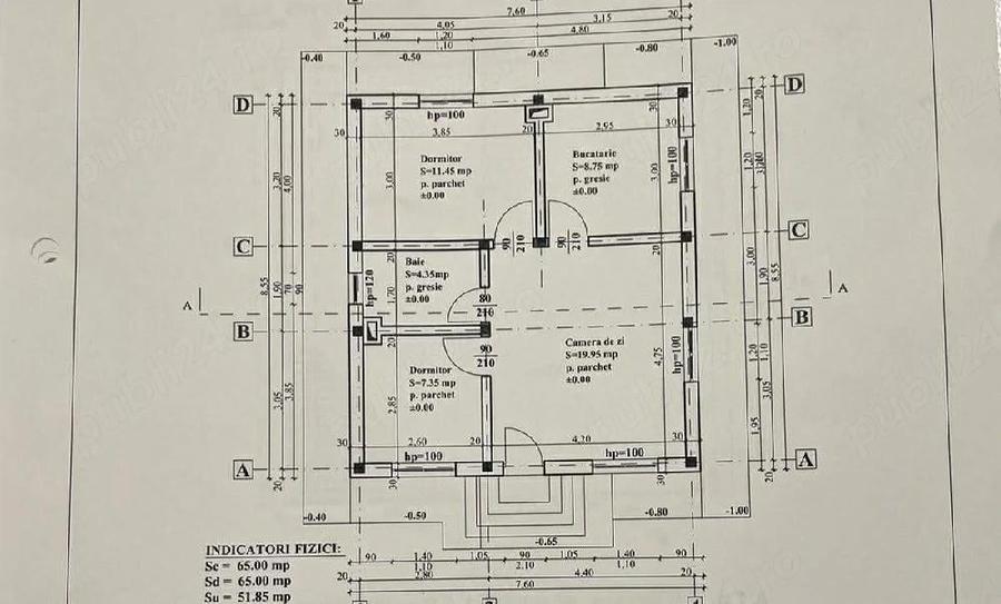 Persoana fizica vand Casa 3 camere si teren 2000 mp com. Schitu Duca - 2
