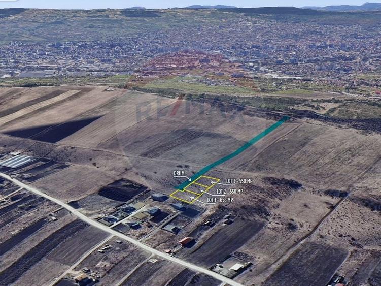 De vânzare parcele teren Fânațe | 3 loturi | 550 mp + drum privat - 1