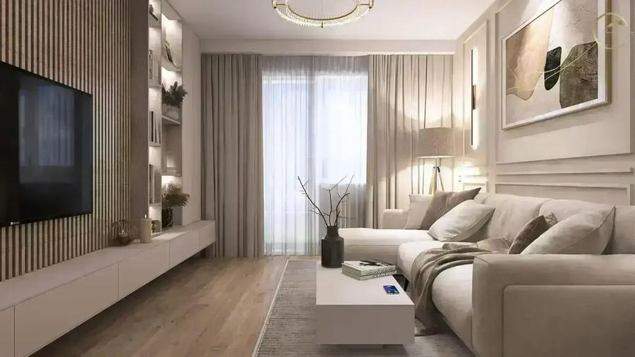 2 camere cu balcon - 64mp - Clasa A - Decomandat - 4