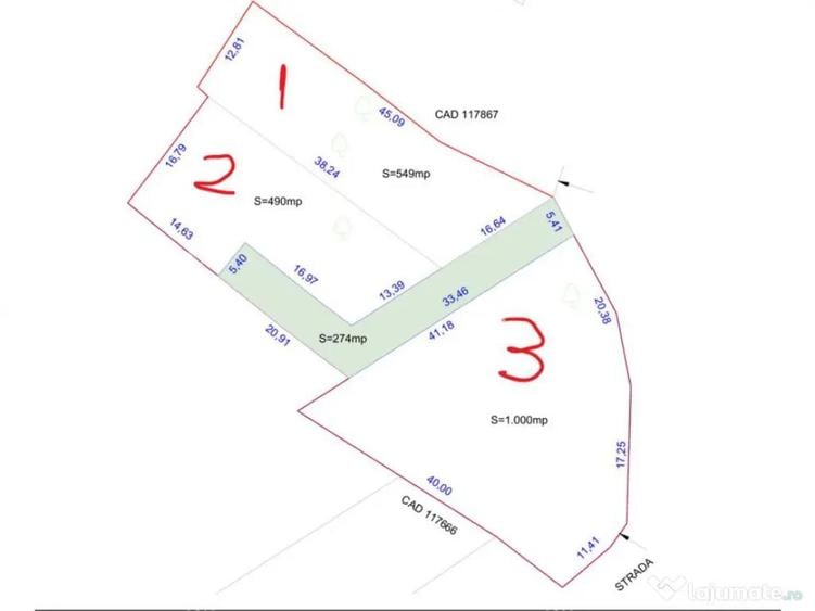 Teren intravilan de 1039 mp in localitatea Mohu din Sibiu - 2