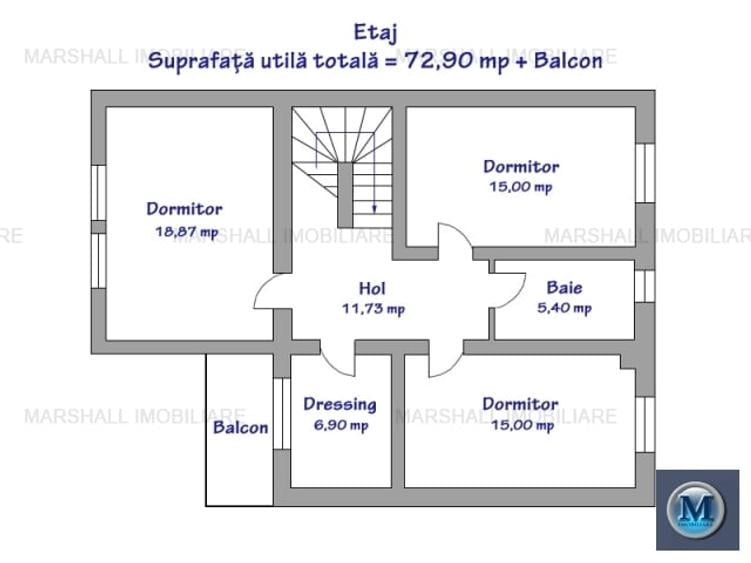 Vila cu 10 camere de vanzare, zona Transilvaniei, 168 mp #16552 - 13