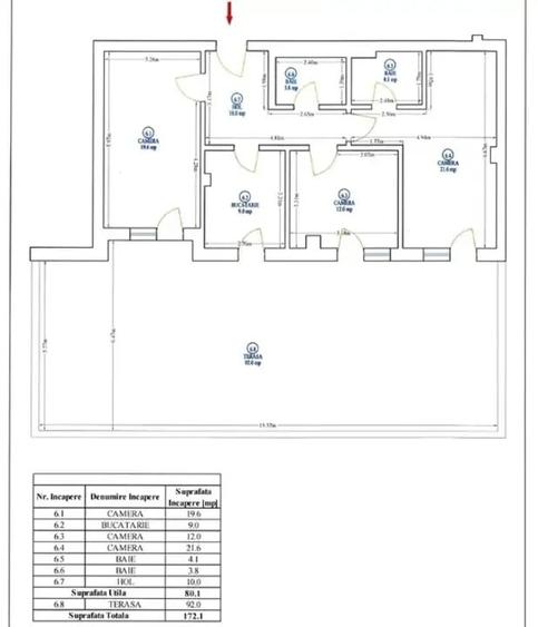 Apartament 3 Camere cu Terasa Mobilat Utilat Sector 3 | Metrou 10 min - 4