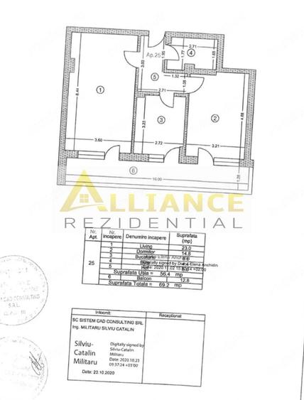 APARTAMENT 2 CAMERE | 69 MP | PARCARE INCLUSA | POPESTI-LEORDENI - 6