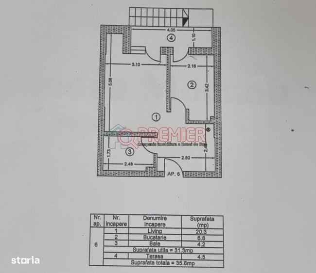 Garsoniera + curte+ Boxa - Popesti Leordeni Bloc 2025 - 6