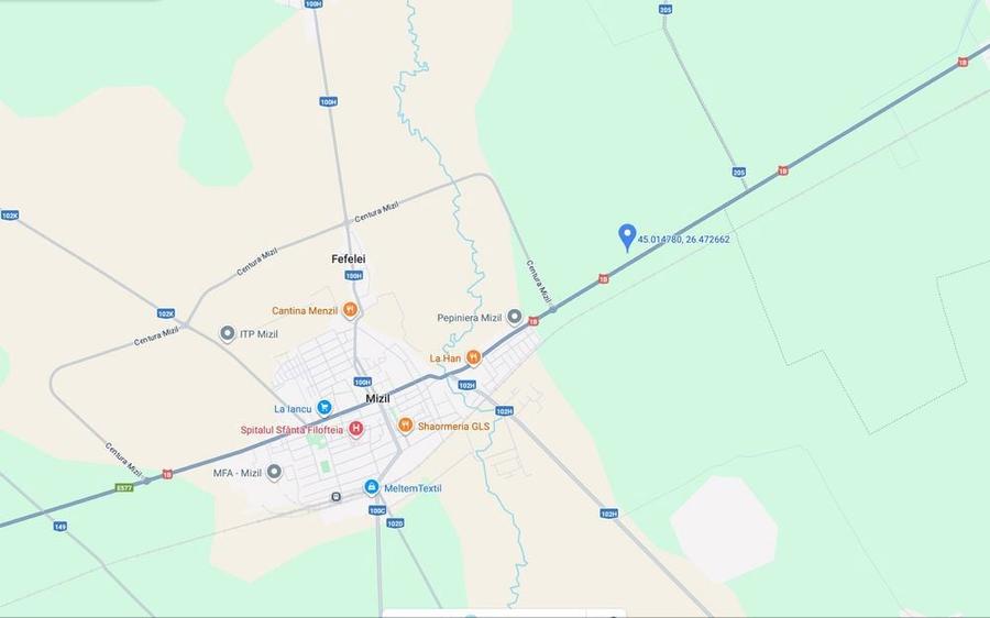 Teren 2h deschidere 60m la E577 ( DN1B ) Mizil - 2