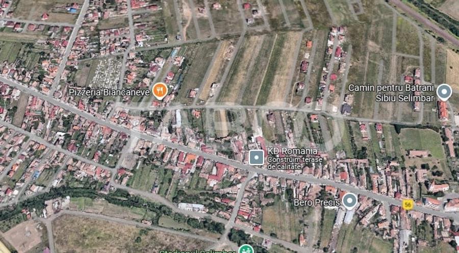 Teren intravilan de vanzare 456 mp puz aprobat in Selimbar - 1