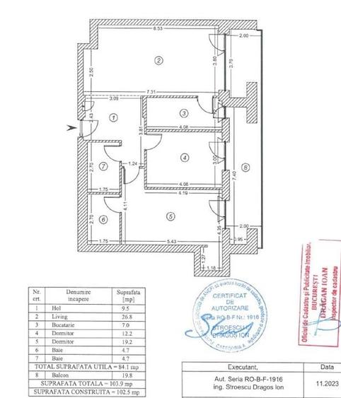 Apartament de vanzare 3 camere One Cotroceni Park - 21