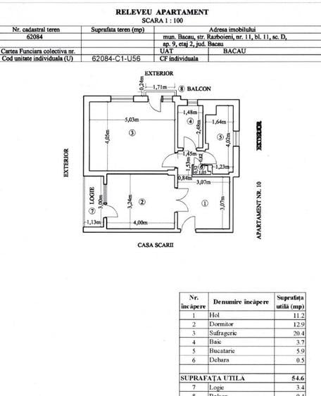 Apartament Razboieni 11 - 1