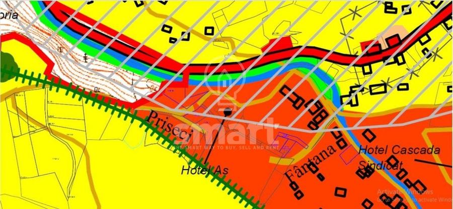 Teren pentru constructie Hotel, Borsa , situat la baza Partiei - 5