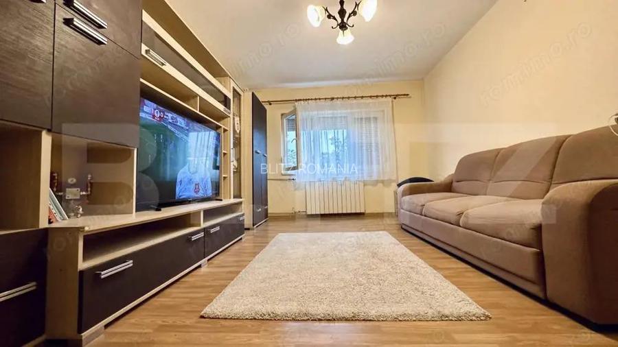 Decebal, 2 camere, mobilat ?i utilat, parcare, etaj intermediar