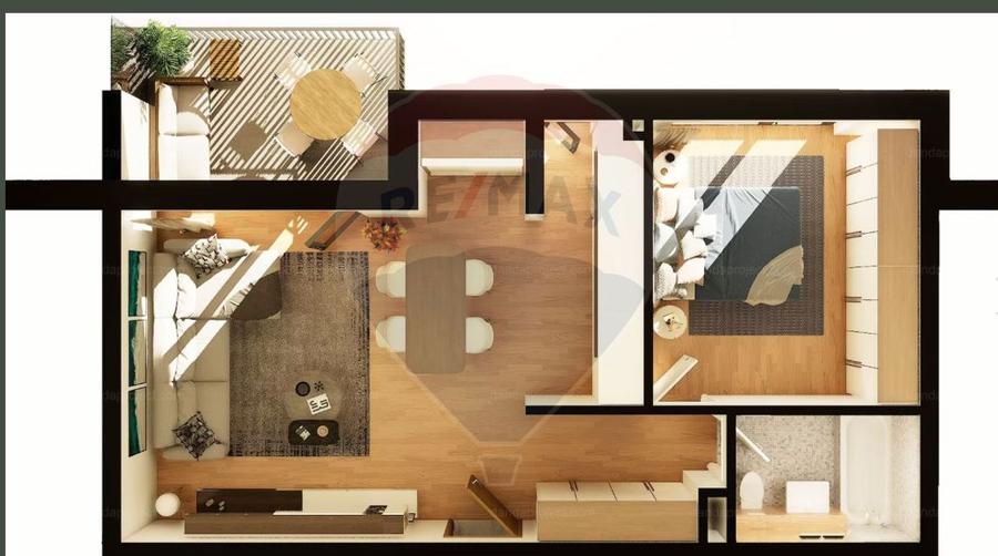 Apartament 2 camere, Între Lacuri - 4