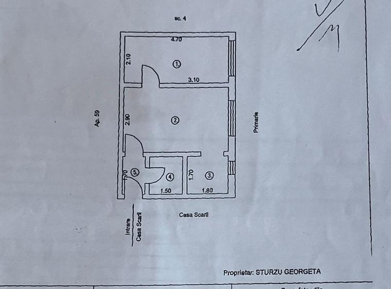 Garsoniera de inchiriat - Aleea Caminului - 4