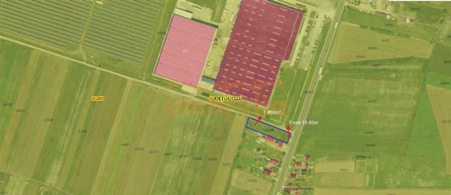 Teren de vanzare in Fundatura, front la DN 1C, 1400/?/25 /?  ! - 2