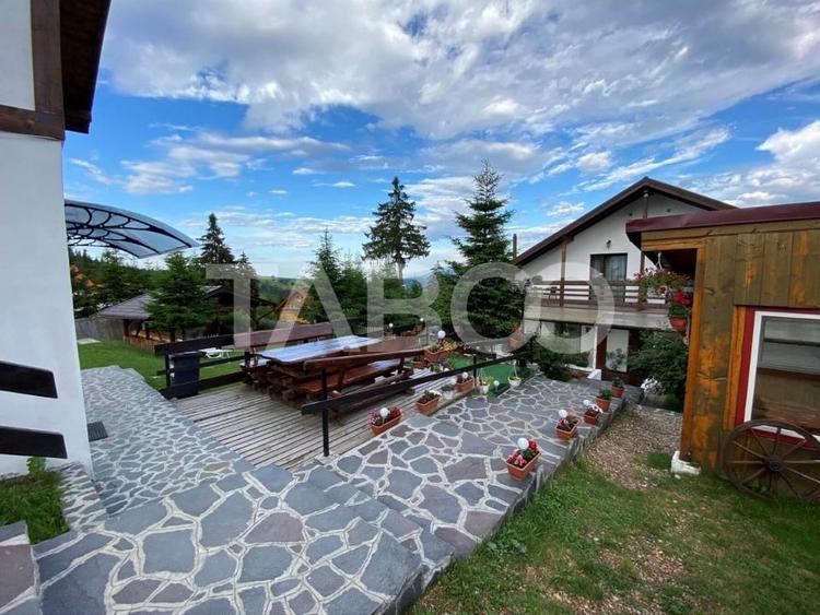 Pensiune de vanzare 10 camere 10 bai 343 mp utili Paltinis Sibiu - 18