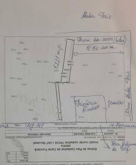 Teren 5.221 mp in Niculesti - direct de la proprietar! Pozitie excelenta si acces impecabil, perfect pentru o investitie strategica! - 2