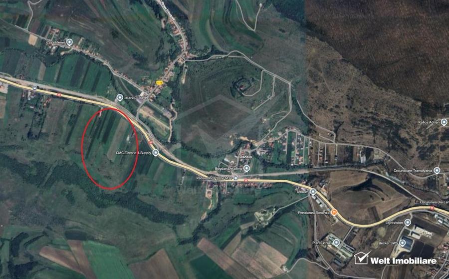 Teren intravilan in Mera cu acces la D.N.1F - 2