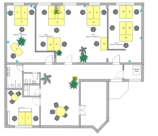 De închiriat: SAD - 220 mp - Pretabil pentru salon de infrumusetare - 12