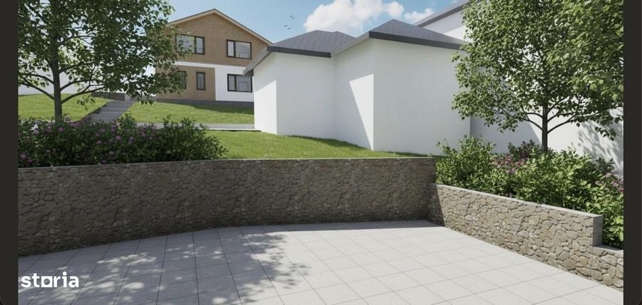 Teren intravilan 3000mp utilitati,proiect aprobat,vedere oras & Castel - 8