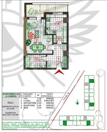 Promotie! Apartament de 1 camera, 45mp, mobilat si utilat, zona CUG - 4