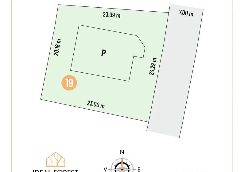 Lot de teren cu autorizatie si proiect casa 500mp! Snagov - 1