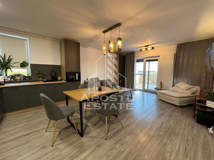 Penthouse cu 3 camere si 2 bai complet mobilat si utilat in Braytim. - 2