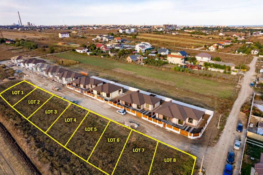 Teren Construcții intravilan de 400 mp, în Agigea