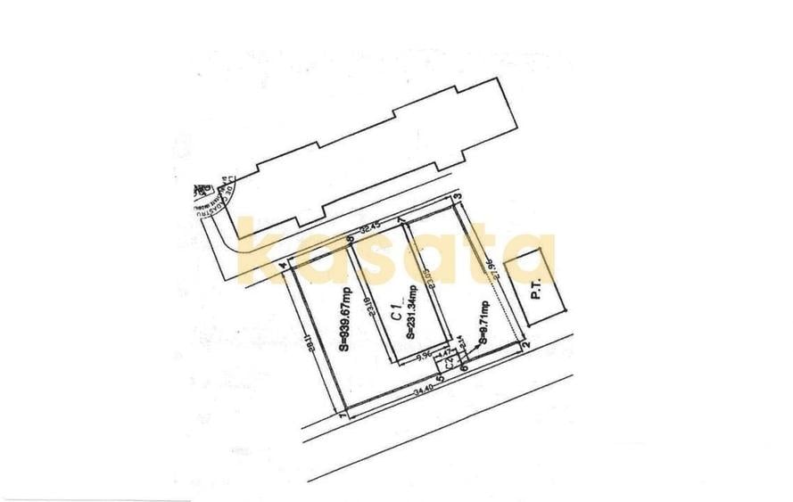 Teren Construcții intravilan de 940 mp, în Tei