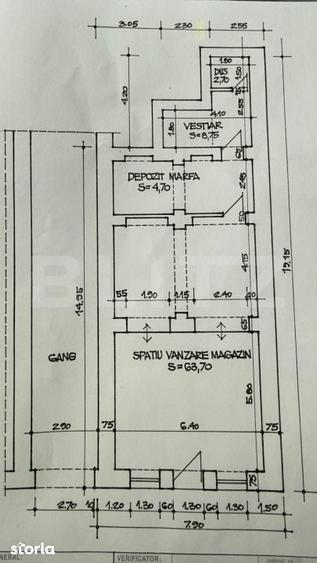 Spatiu comercial de inchiriat, 80 mp Ultracentral, zona pietonala - 1