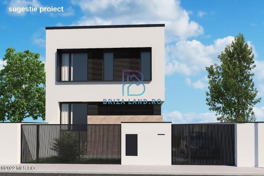 Bucurestii Noi, parcul Basilescu, teren 360mp, deschidere de 12m. - 2