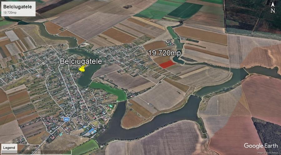 Teren rezidential | industrial 19.720mp Belciugatele Calarasi - 2