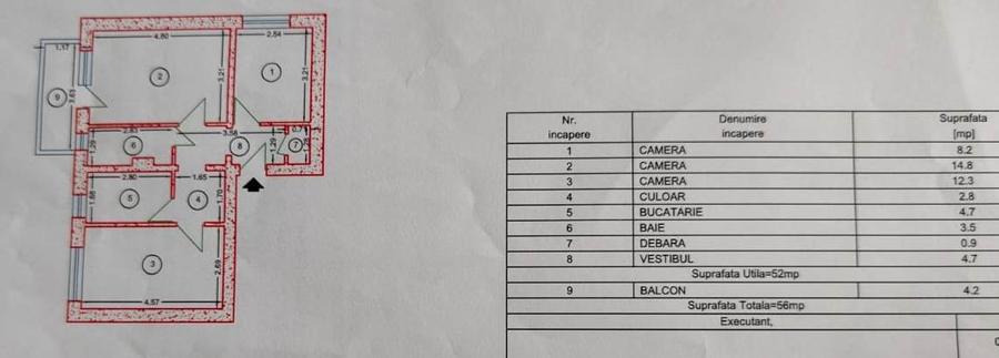 Parcul IOR - Baba Novac, str. Gruiul Argeșului, 3 camere decomandat - 3