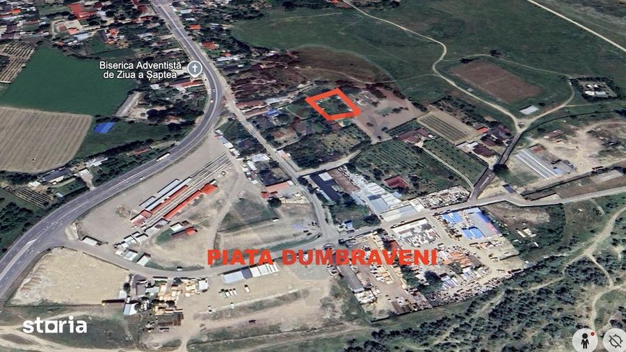 Teren de 2028 mp, în Dumbrăveni
