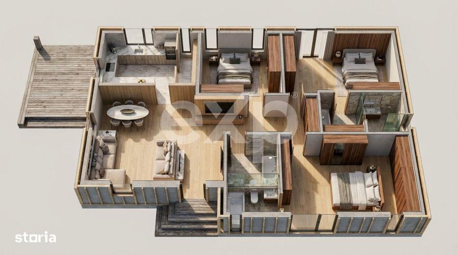 Casa individuala 4 camere langa PADUREA Trivale | Teren 540 mp | TVA i - 4