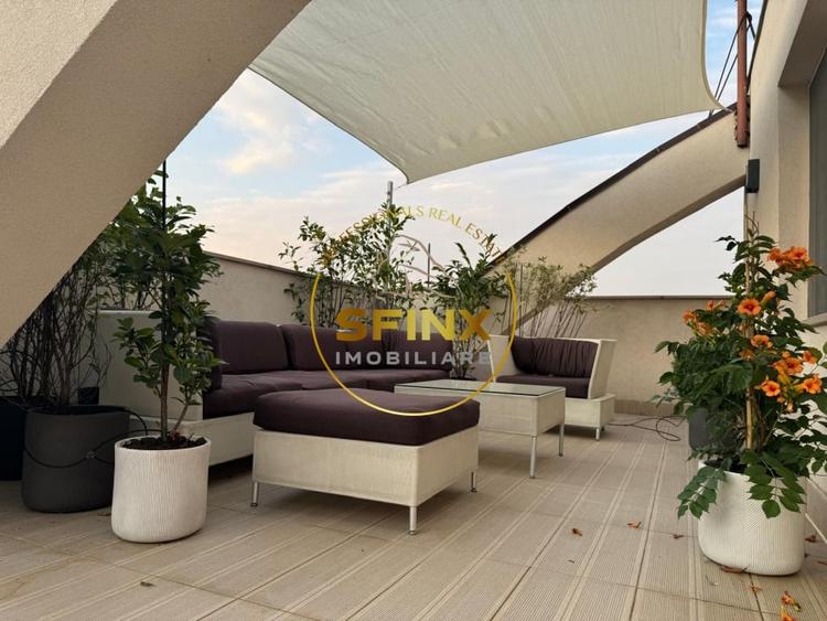 Penthouse complet mobilat, cu terasa de 60mp si 2 locuri de parcare - 1