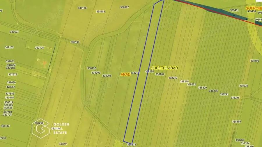 Teren agricol, 2.89 hectare, Exterior Nord (inspre Sofronea) - 1