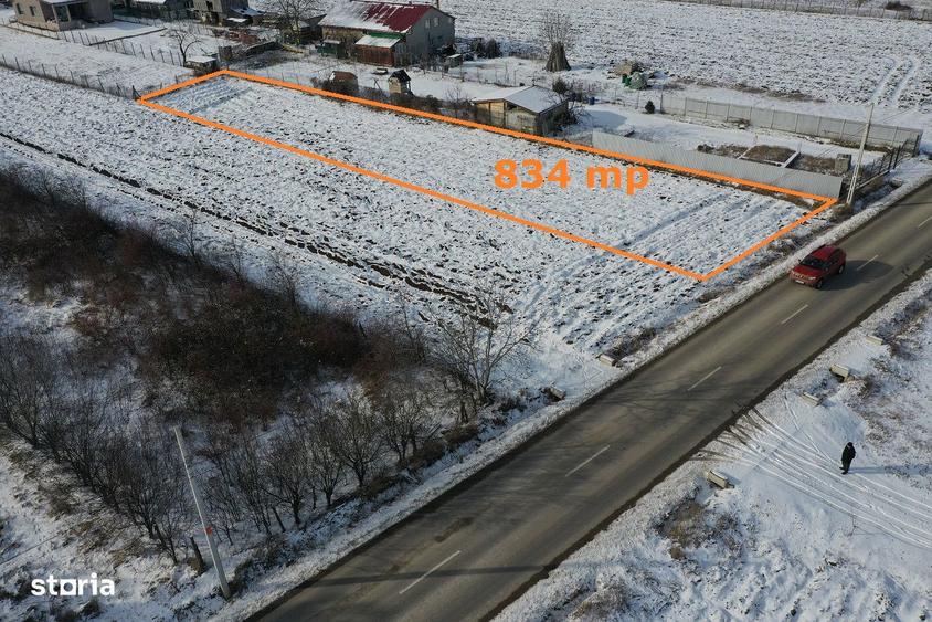 Teren 834 mp Sarata Dealul Nou stradal Itravilan Negociabil - 4
