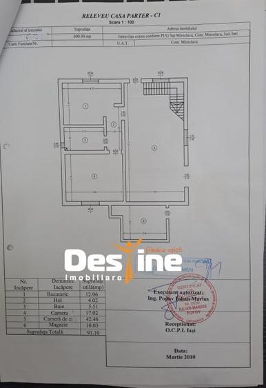 COMISION 0%, CASA P+M+POD , MIROSLAVA - CENTRU - 13