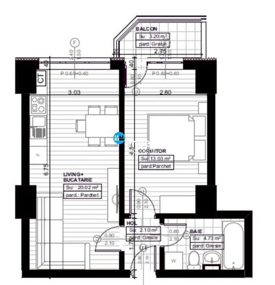 Apartament 2 camere Copou, complex rezidential nou! - 6