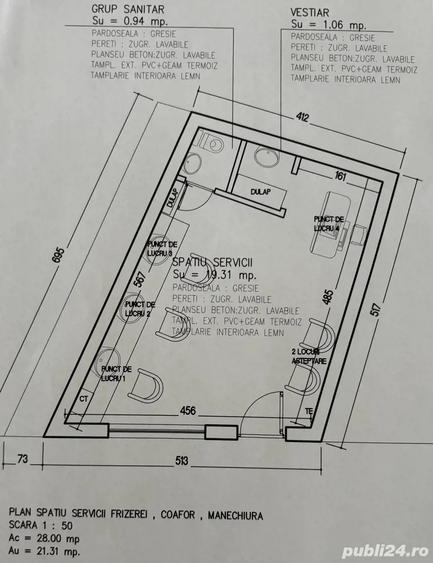 Vand spatiu comercial. Inchiriez post frizer manichiurista - 5
