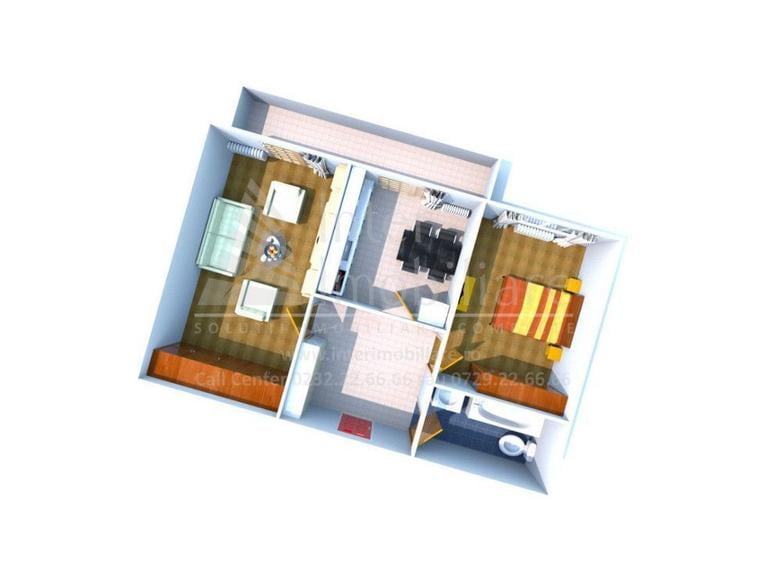 Apartament 2 camere Visani intabulat, 59 metri, etaj 2 Cod:148286 - 9