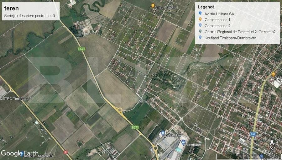 Teren Construcții intravilan de 50000 mp, în Dumbrăvița