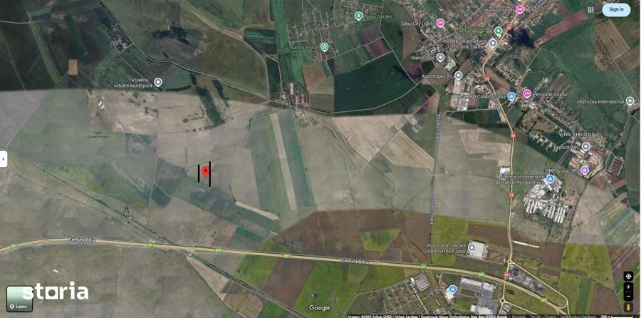 Teren de 11500 mp, în Viile Sibiului