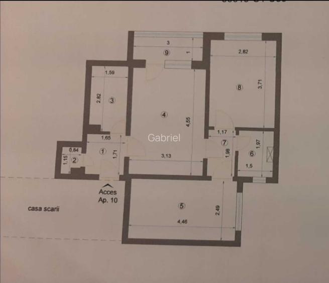 Vand apartament 3 camere SD 49 mp in Buhusi