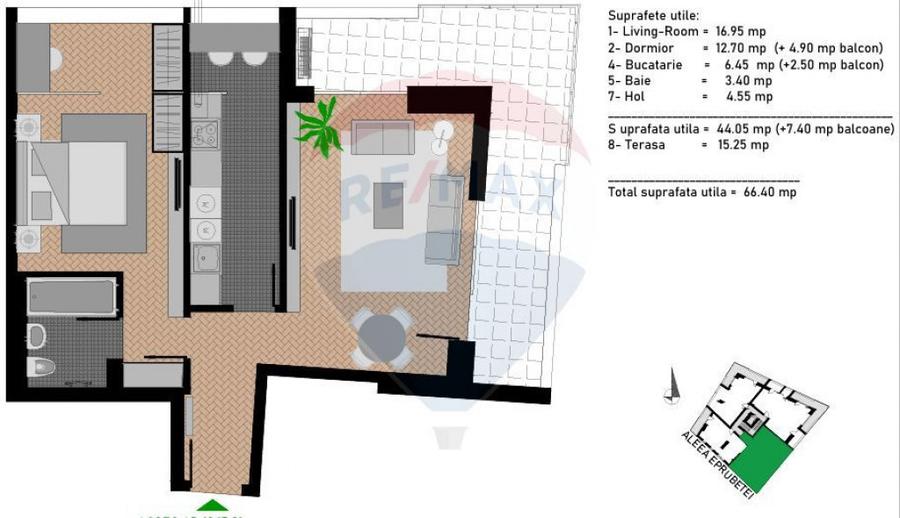 Vanzare Ap 2 camere Camil Ressu - 3