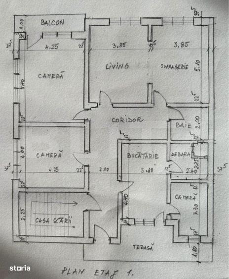Apartament cu 4 camere în Someșeni